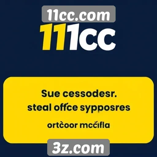 Promoções e bônus disponíveis no 11cc.com